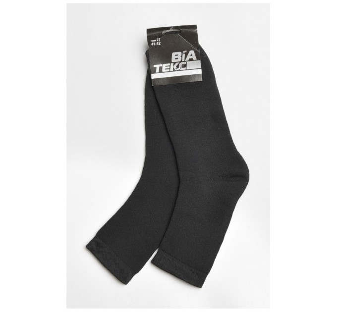 Шкарпетки чоловічі махрові чорного кольору 183973L