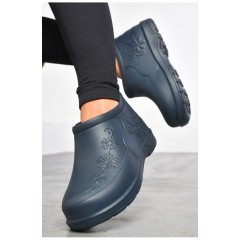 Калоші жіночі темно-синього кольору 183980L