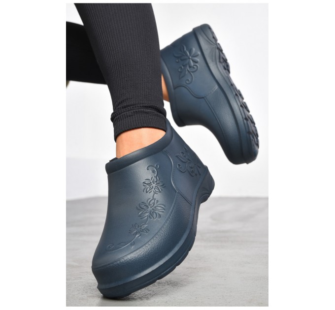 Калоші жіночі темно-синього кольору 183980L