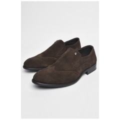 Туфлі чоловічі коричневого кольору 184159L