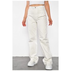 Джинси жіночі молочного кольору 184368L