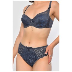 Комплект жіночий сірого кольору чашка С 186540L