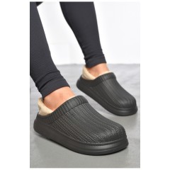 Калоші жіночі утеплені чорного кольору 186926L