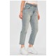 Джинси жіночі вкорочені блакитного кольору 187016L