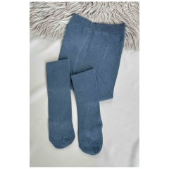 Колготи дитячі однотонні темно-зеленого кольору 187588L