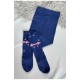 Колготи дитячі для дівчинки темно-синього кольору 187601L