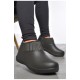 Галоши женские утепленные черного цвета 187705L Галоши женские утепленные черного цвета 187705L