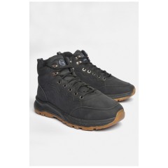 Ботинки мужские зимние на меху черного цвета 187712L