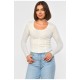 Кофта жіноча білого кольору 187798L