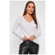 Кофта жіноча білого кольору 187841L