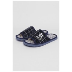 Капці кімнатні чоловічі темно-синього кольору 187901L