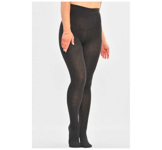 Колготи жіночі кашемірові із верблюжої вовни сірого кольору 188178L
