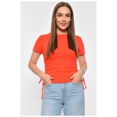 Футболка жіноча червоного кольору 188352L