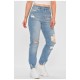Джинси жіночі блакитного кольору 188547L