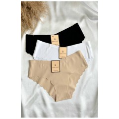 Набір трусів однотонних жіночих 3 шт 188619L