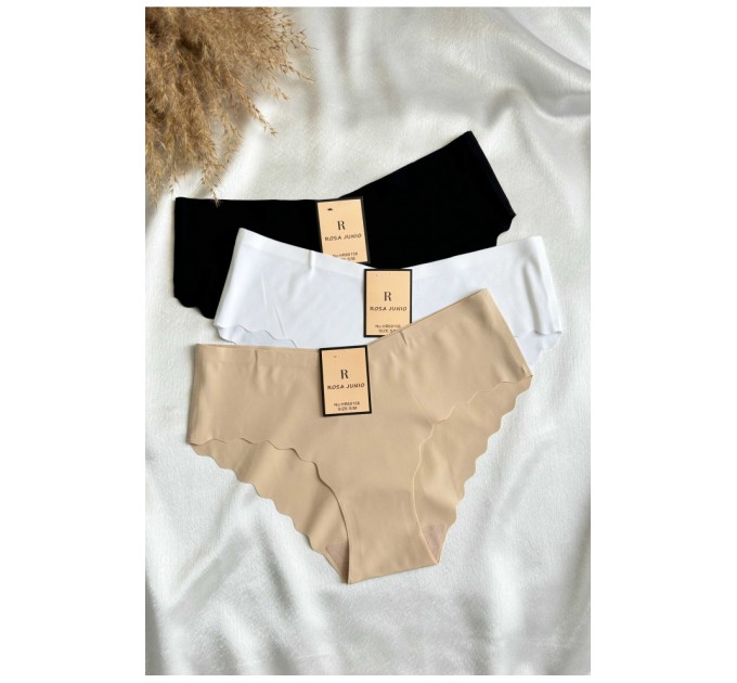 Набір трусів однотонних жіночих 3 шт 188619L
