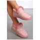 Капці домашні чуні жіночі рожевого кольору 188947L
