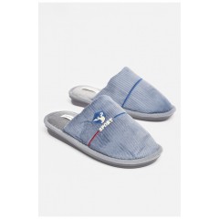 Капці кімнатні чоловічі темно-сірого кольору 189124L