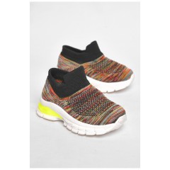 Кросівки дитячі текстильні чорного кольору 189312L