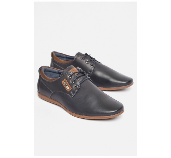 Туфлі чоловічі синього кольору 189417L