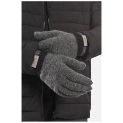 Рукавички чоловічі акрилові утеплені сірого кольору 189460L