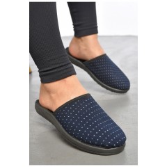 Капці жіночі темно-синього кольору 189801L