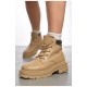 Черевики жіночі демісезонні бежевого кольору 189841L