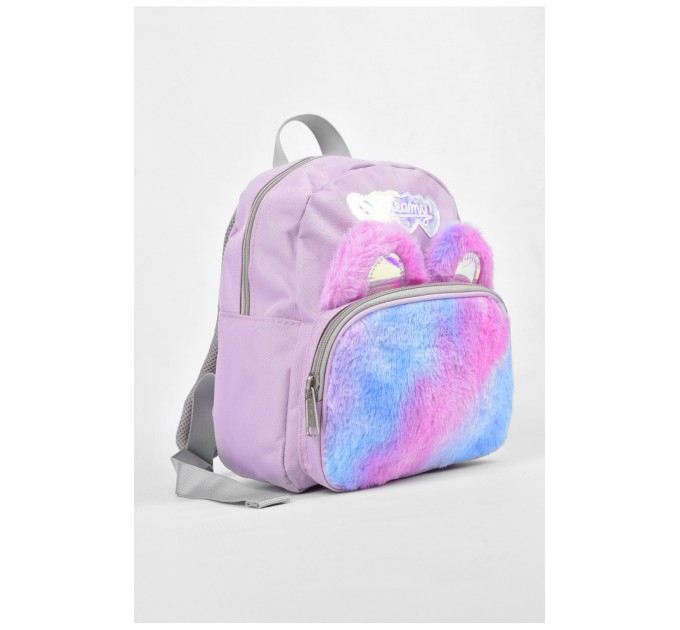 Рюкзак дитячий текстильний фіолетового кольору 190123L