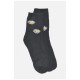 Шкарпетки жіночі махрові чорного кольору 190155L
