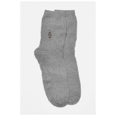 Шкарпетки чоловічі махрові сірого кольору 190180L