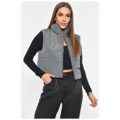 Жилетка женская серого цвета 190450L
