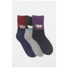 Набор носков женских махровых из ангоры 3 штуки 190777L