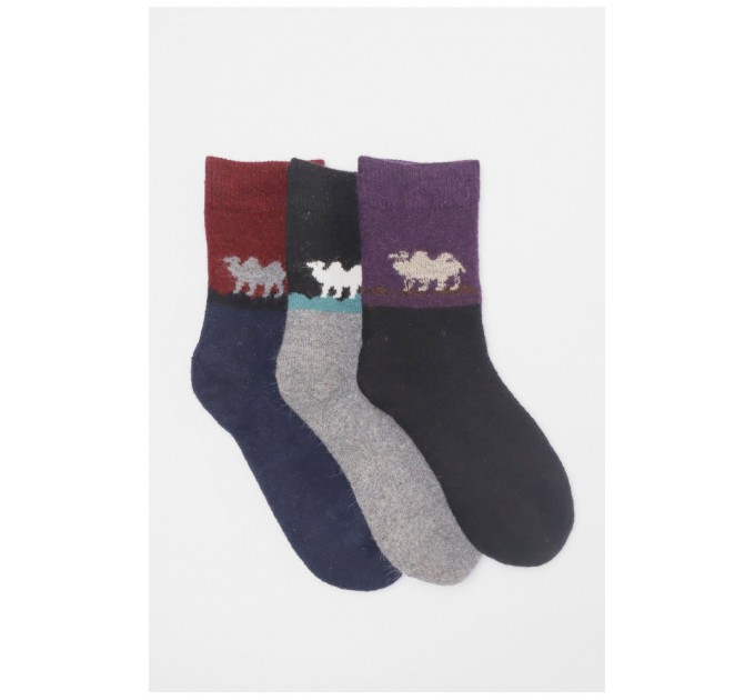 Набір шкарпеток жіночих махрових із ангори 3 штуки 190777L