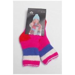 Шкарпетки дитячі з начісом рожевого кольору 191020L