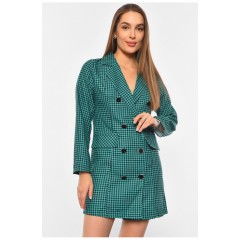 Сукня-піджак жіноча зеленого кольору 191021L Сукня-піджак жіноча зеленого кольору 191021L