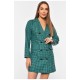 Сукня-піджак жіноча зеленого кольору 191021L