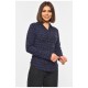 Сорочка жіноча темно-синього кольору 191114L