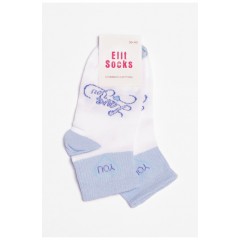 Шкарпетки підліткові блакитного кольору з малюнком 191570L Шкарпетки підліткові блакитного кольору з малюнком 191570L