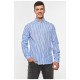 Мужская рубашка бело-голубого цвета 191644L