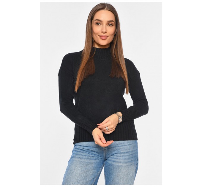 Светр жіночий чорного кольору 191813L