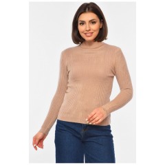 Гольф жіночий трикотажний бежевого кольору 191848L