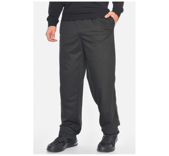 Спортивні штани чоловічі батальні чорного кольору 191925L