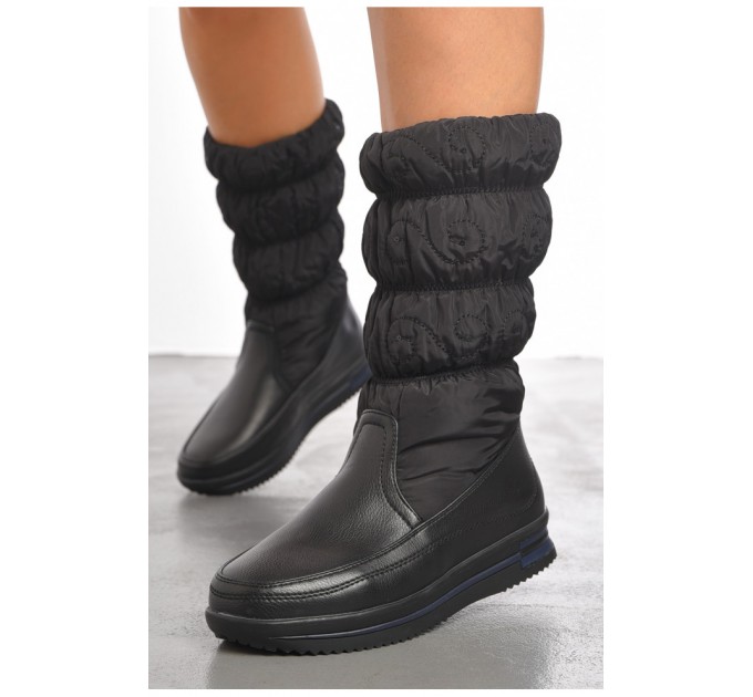 Чоботи жіночі зимові чорного кольору 191934L