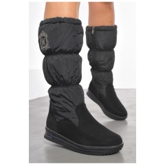 Чоботи жіночі зимові чорного кольору 192072L Чоботи жіночі зимові чорного кольору 192072L