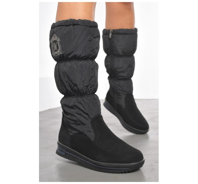 Чоботи жіночі зимові чорного кольору 192072L