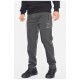 Спортивні штани чоловічі на флісі темно-сірого кольору 192138L