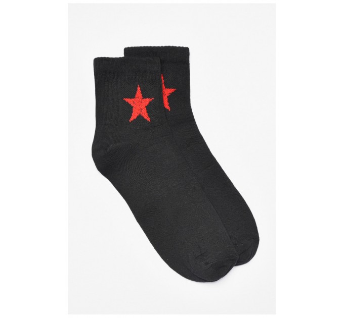 Носки мужские демисезонные черного цвета 192222L