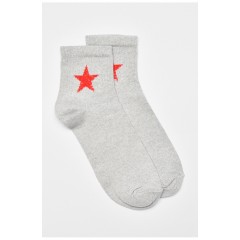 Носки мужские демисезонные серого цвета 192224L