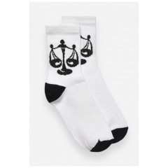 Шкарпетки жіночі демісезонні білого кольору 192315L