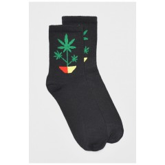 Шкарпетки чоловічі демісезонні чорного кольору 192324L